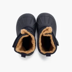 Menina Pisamonas Botas De Neve Forro Felpudo Fecho Aderente