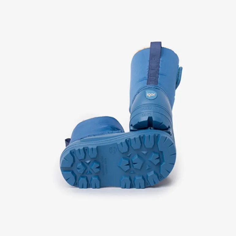 Menina Pisamonas Botas De Neve Forro Felpudo Fecho Aderente