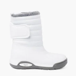 Menina Pisamonas Botas De Neve Verniz Forro Pelo Fecho Ajustavel