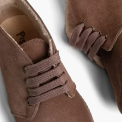 Menina Pisamonas Botas De Pelo Interior Com Atacadores