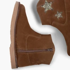 Menina Pisamonas Botas Estrelas Menina E Mulher Com Fecho-Eclair
