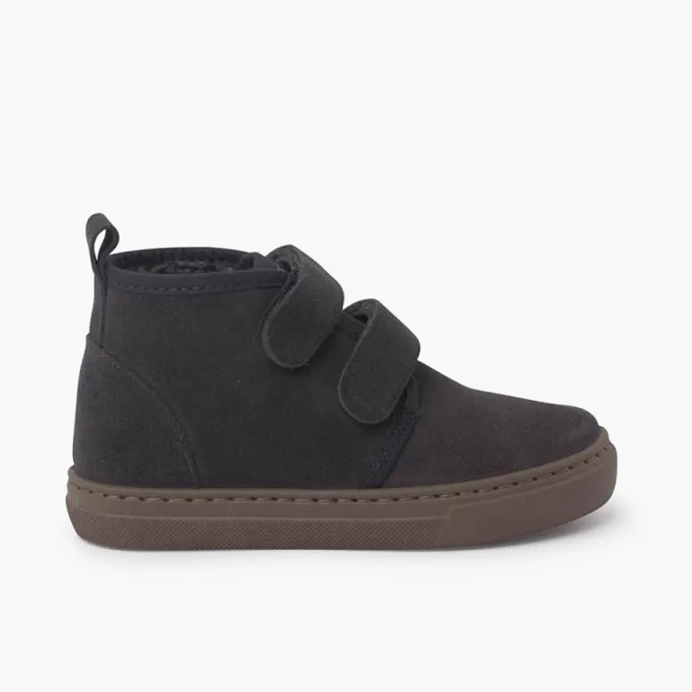 Menina Pisamonas Botas Inverno Dupla Tira Aderente