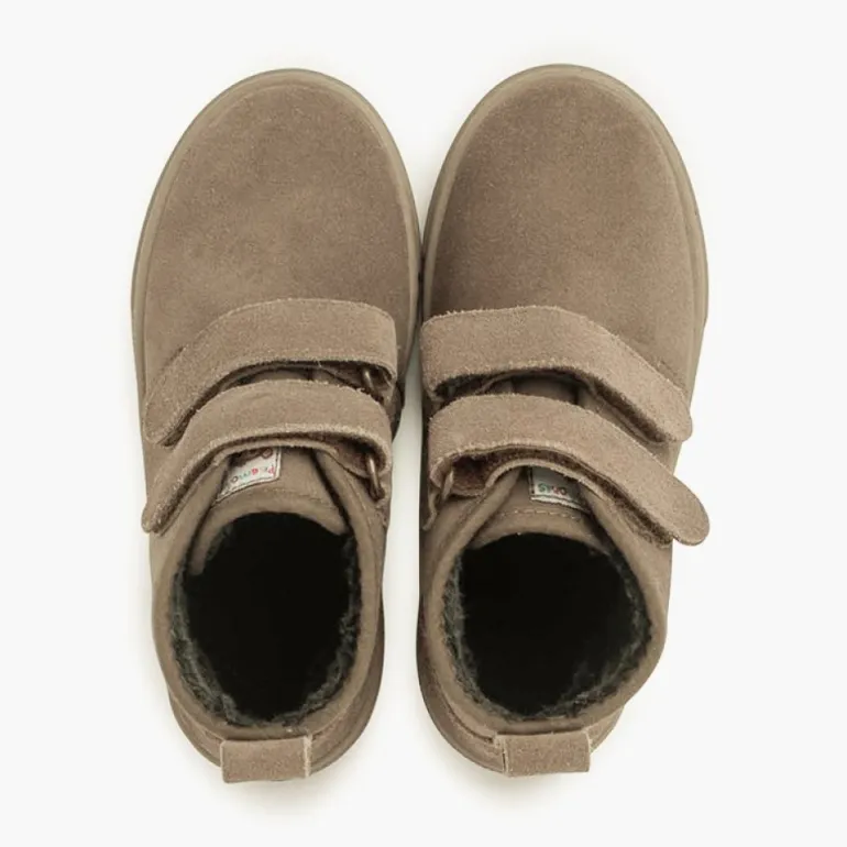 Menina Pisamonas Botas Inverno Dupla Tira Aderente