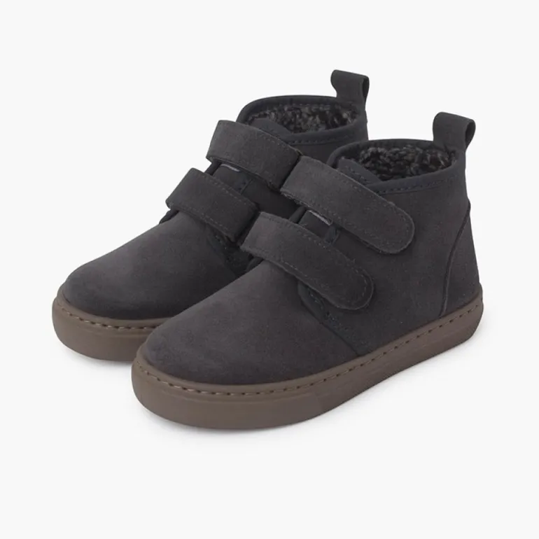 Menina Pisamonas Botas Inverno Dupla Tira Aderente