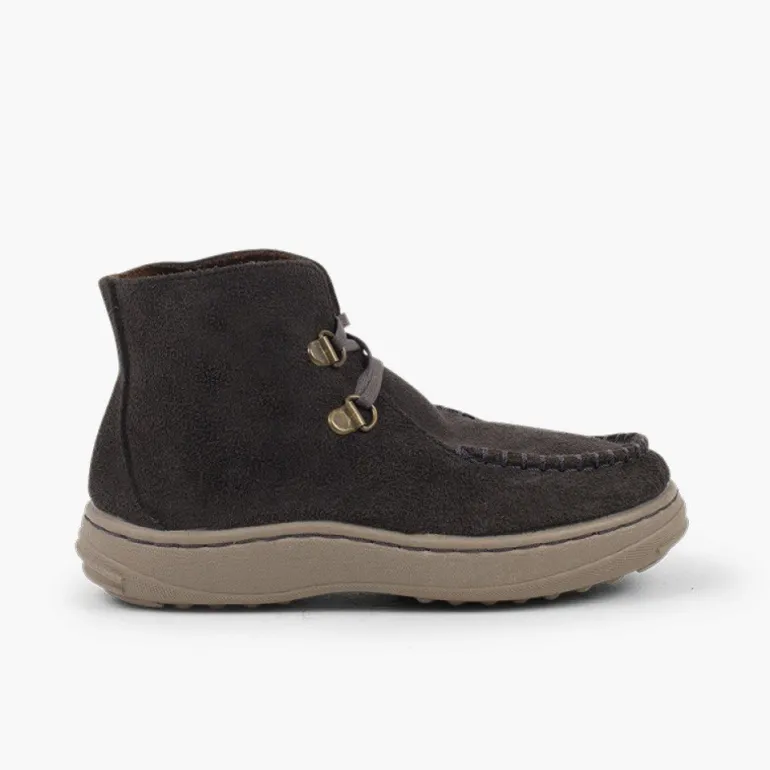 Menino Pisamonas Botas Kiowa Atacadores Sola Antiderrapante