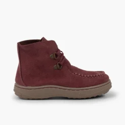 Menino Pisamonas Botas Kiowa Atacadores Sola Antiderrapante