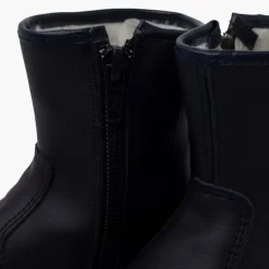 Menina Pisamonas Botas Lisas Pele Lavavel Criancas