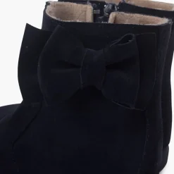 Menina Pisamonas Botas Menina Camurca Laco Lateral Grande