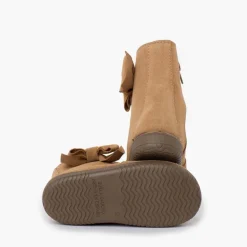 Menina Pisamonas Botas Menina Camurca Laco Lateral Grande
