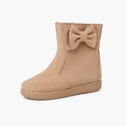 Menina Pisamonas Botas Menina Camurca Laco Lateral Grande