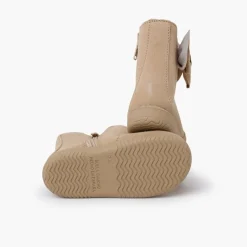 Menina Pisamonas Botas Menina Camurca Laco Lateral Grande
