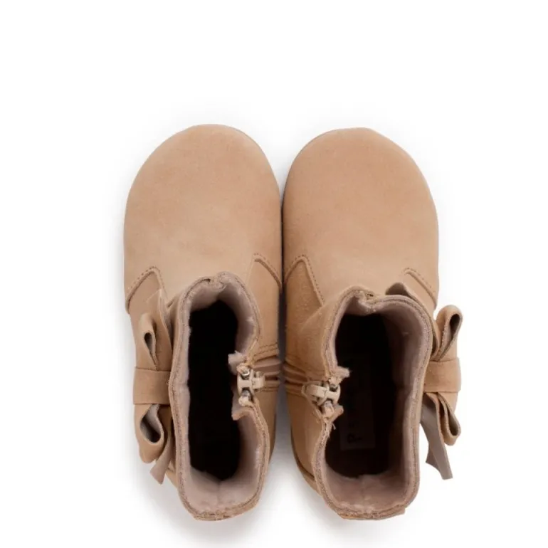 Menina Pisamonas Botas Menina Camurca Laco Lateral Grande