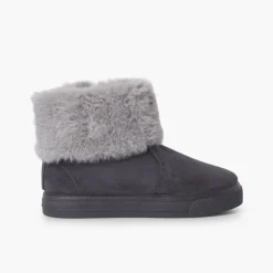 Menina Pisamonas Botas Menina Cano Dobrado Pelo