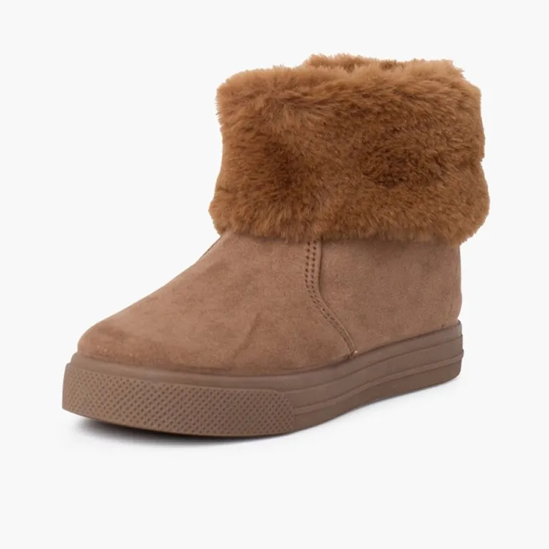 Menina Pisamonas Botas Menina Cano Dobrado Pelo