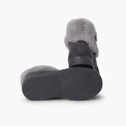 Menina Pisamonas Botas Menina Cano Dobrado Pelo