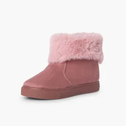 Menina Pisamonas Botas Menina Cano Dobrado Pelo
