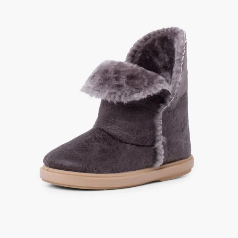 Menina Pisamonas Botas Menina Estilo Australianas Abertura Lateral