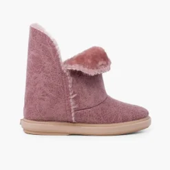 Menina Pisamonas Botas Menina Estilo Australianas Abertura Lateral