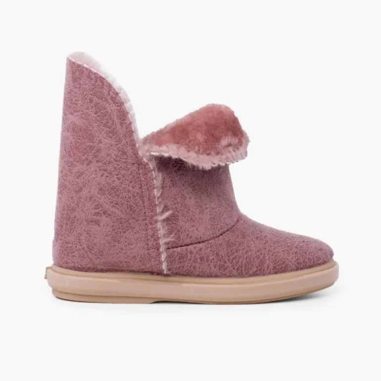 Menina Pisamonas Botas Menina Estilo Australianas Abertura Lateral