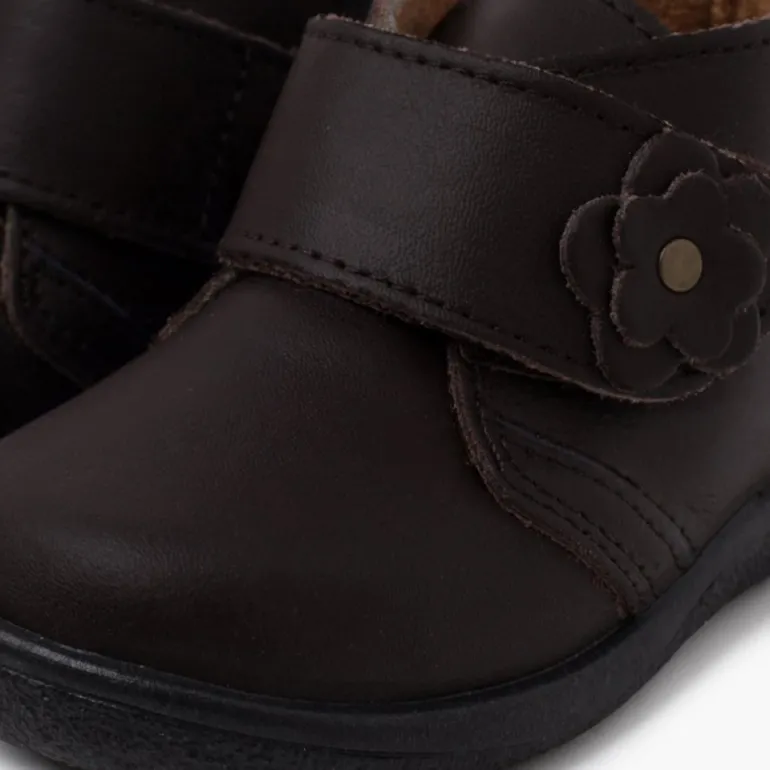 Menina Pisamonas Botas Menina Pele Lavavel Flor