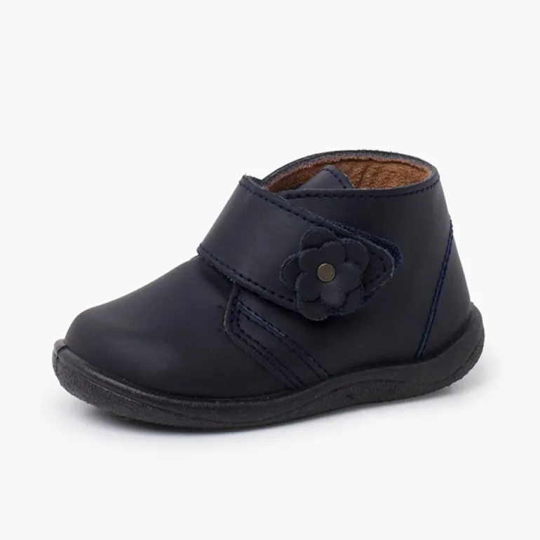 Menina Pisamonas Botas Menina Pele Lavavel Flor