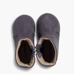 Menina Pisamonas Botas Menina Tipo Camurca Com Fecho-Eclair