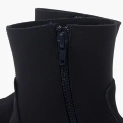 Menina Pisamonas Botas Pele Com Reforco E Fecho-Eclair Lateral
