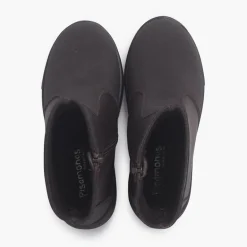 Menina Pisamonas Botas Pele Com Reforco E Fecho-Eclair Lateral