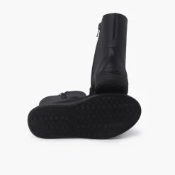 Menina Pisamonas Botas Pele Com Reforco E Fecho-Eclair Lateral