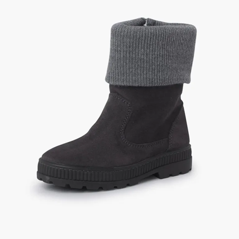 Menina Pisamonas Botas Rebordo La Crianca