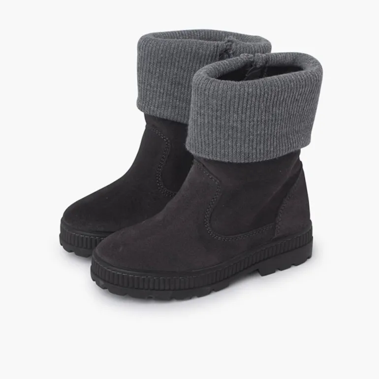 Menina Pisamonas Botas Rebordo La Crianca