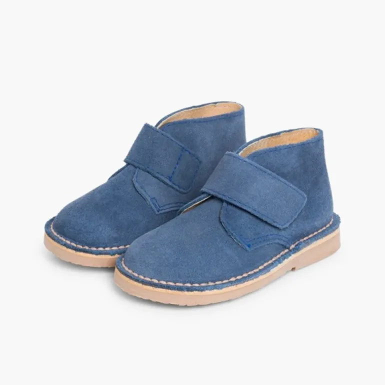 Menina Pisamonas Botas Safari Com Tiras Aderentes