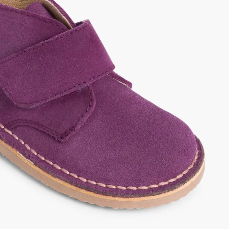 Menina Pisamonas Botas Safari Com Tiras Aderentes