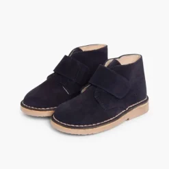 Menina Pisamonas Botas Safari Com Tiras Aderentes