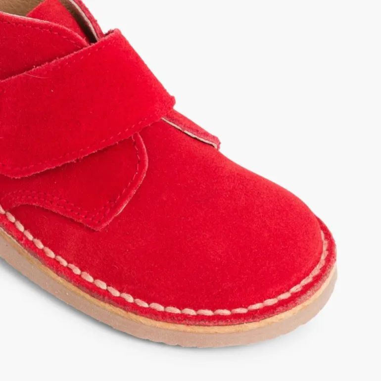 Menina Pisamonas Botas Safari Com Tiras Aderentes