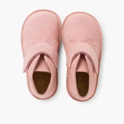 Menina Pisamonas Botas Safari Com Tiras Aderentes