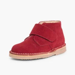 Menina Pisamonas Botas Safari Com Tiras Aderentes