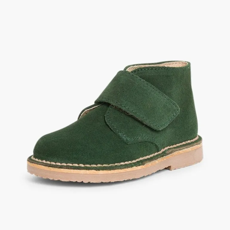 Menina Pisamonas Botas Safari Com Tiras Aderentes