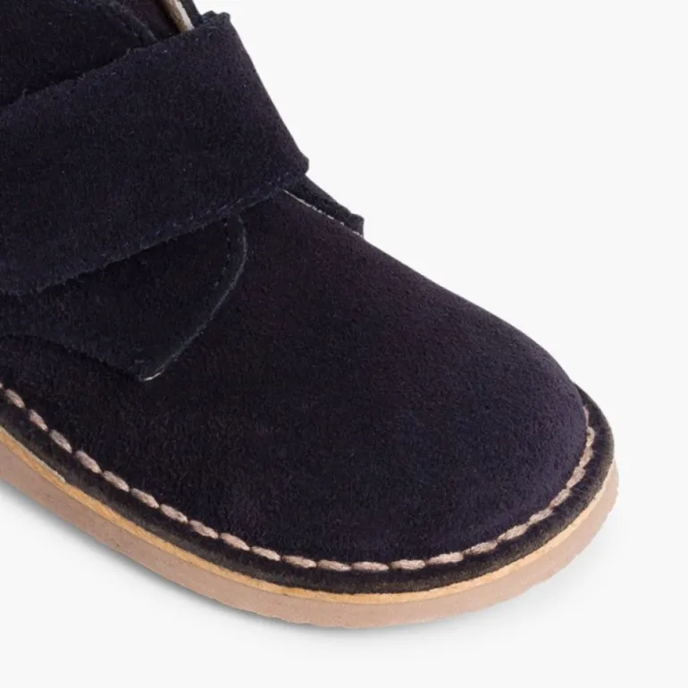 Menina Pisamonas Botas Safari Com Tiras Aderentes