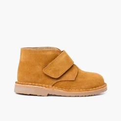 Menina Pisamonas Botas Safari Com Tiras Aderentes