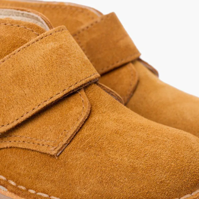 Menina Pisamonas Botas Safari Com Tiras Aderentes