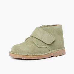 Menina Pisamonas Botas Safari Com Tiras Aderentes