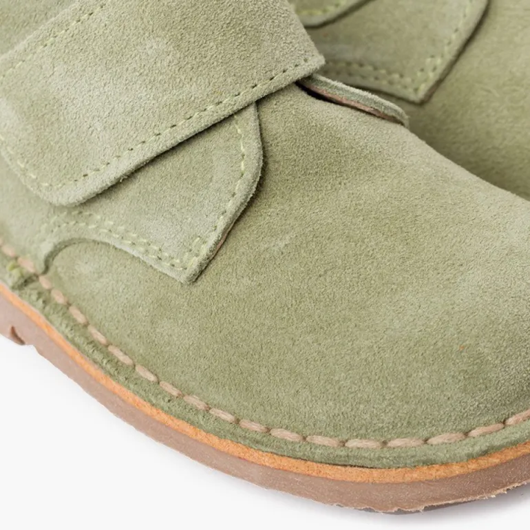 Menina Pisamonas Botas Safari Com Tiras Aderentes