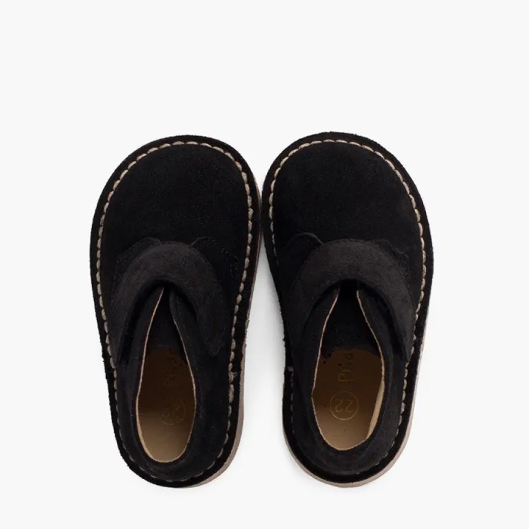 Menina Pisamonas Botas Safari Com Tiras Aderentes