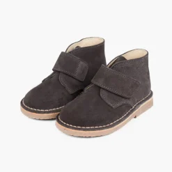 Menina Pisamonas Botas Safari Com Tiras Aderentes