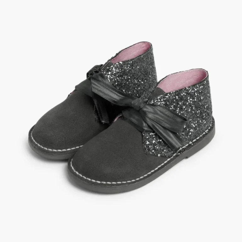 Menina Pisamonas Botas Safari Glitter Menina