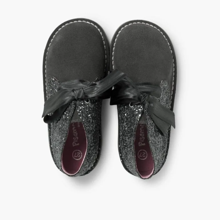 Menina Pisamonas Botas Safari Glitter Menina