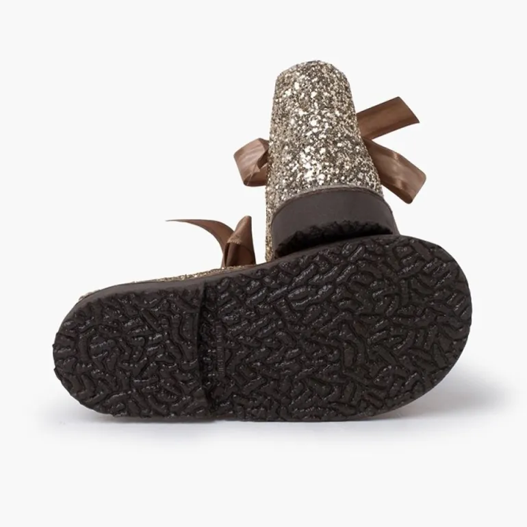 Menina Pisamonas Botas Safari Glitter Menina