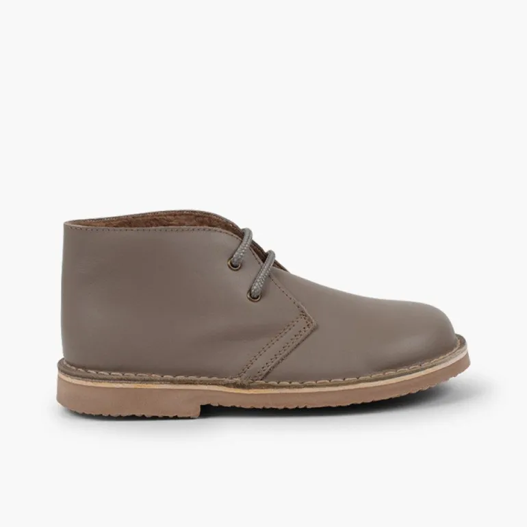 Mulher Pisamonas Botas Safari Pele Atacadores Forro Felpudo