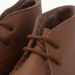Mulher Pisamonas Botas Safari Pele Atacadores Forro Felpudo